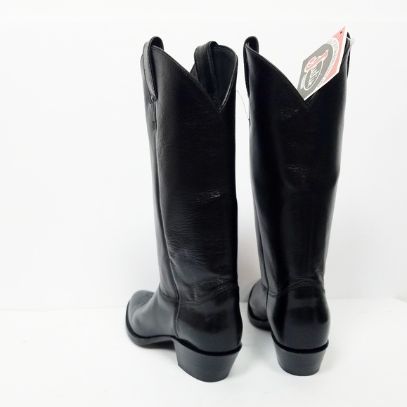 NWT Justin Western Cowgirl boots with patchwork 8B - Picture 4 of 8